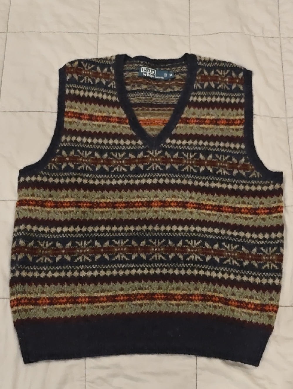 Polo by Ralph Lauren Fair Isle V-Neck Sweater Vest